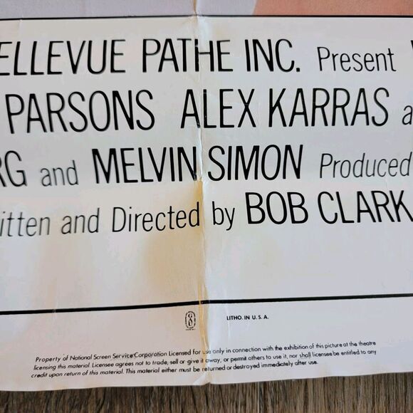 PORKY's Original 1982 ONE SHEET MOVIE POSTER 80's Comedy RARE Rolled Folded - Picture 2 of 6